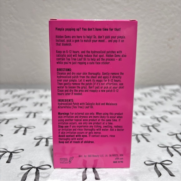💗 AF94 — Hidden Gems Hydrocolloid Patches w/ Salicylic Acid (24 ct) - Picture 2 of 4